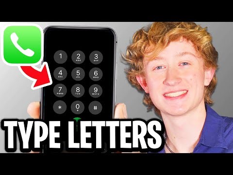 How To Type In Letters On iPhone Phone App - Full Guide