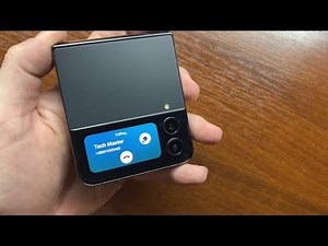 Samsung Galaxy Z Flip 4 Incoming Call Folded & Unfolded + Outgoing Calls (One UI 4.1.1)