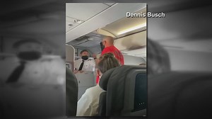 32K views · 245 reactions | UNRULY PASSENGER: A Las Vegas man who berated a flight crew and fellow passengers on a plane Monday has been cited for public intoxication and disorderly conduct. https://bit.ly/2X2J3fW | FOX5 Las Vegas | Facebook