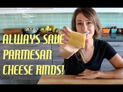 Save Your Parmesan Cheese Rinds! Quick Kitchen Tip!
