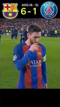 THE CRAZIEST BARCELONA vs PSG COMEBACK UCL 2017