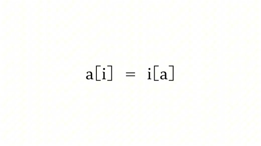 a[i] = i[a]？C/C  小知识
