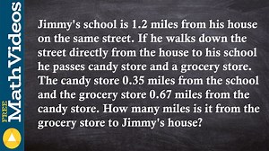 ACT SAT Prep How to determine the the missing length of a word problem