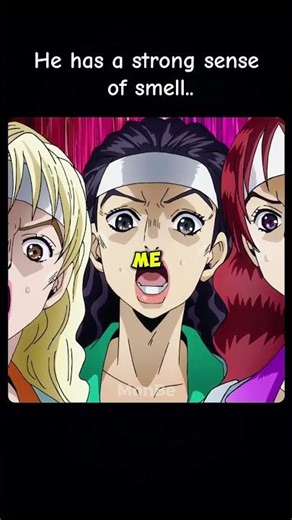 He has a strong sense of smell😱#ahorts #anime