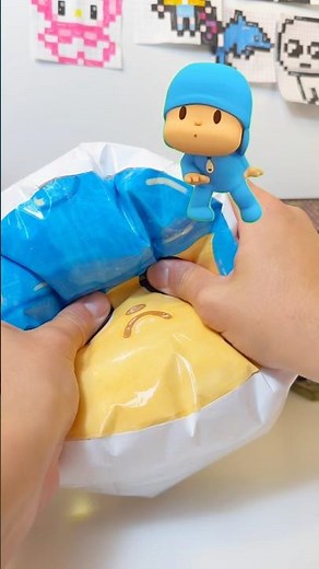 🕺Jumbo pocoyo Paper Squishy💙 #papersquishy #squishy #diycrafts #crafts #diy #squishy #pocoyo