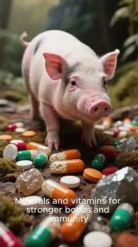 Homemade Pig Feed Mix: Save Money with This Cost-Saving Guide 🐖💰 #pig #pigfeed #pigbreeding