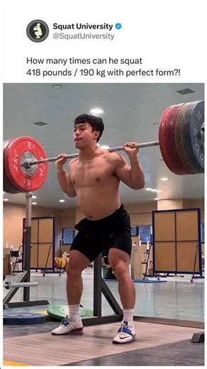 His Squats Were AMAZING! 😍