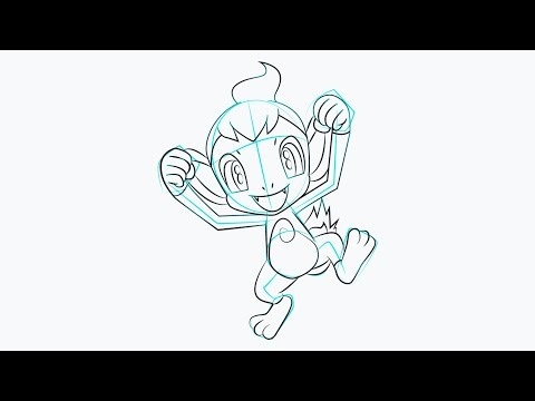 Como Desenhar o Chimchar de Pokémon 🔥🐒 | Tutorial Fácil em 10 Passos