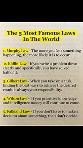 5 Most Famous Laws In The World. | booksforaspirants