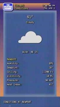 The Weather Channel’s NEW Retro 90s Format Option!