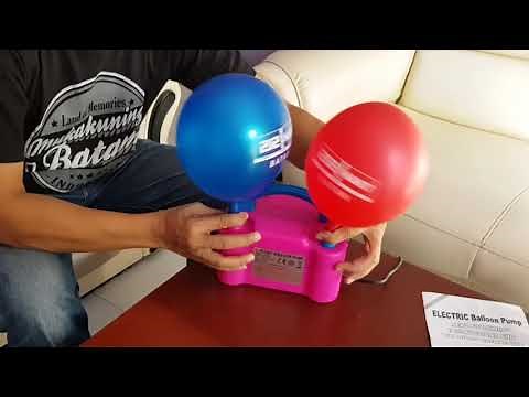 How To Use Electric Ballon Pump Youmay 73005 - Cara Menggunakan Pompa Balon Listrik untuk Dekorasi