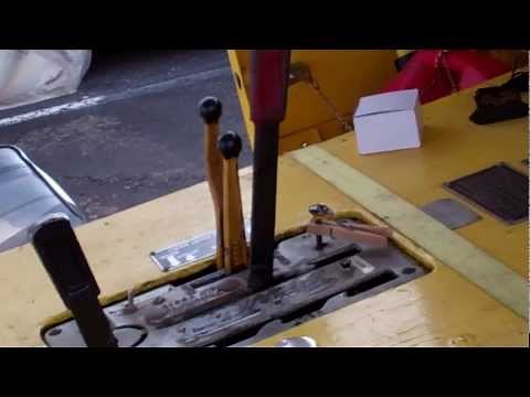 starting 1948 Fairmont M19-F rail speeder