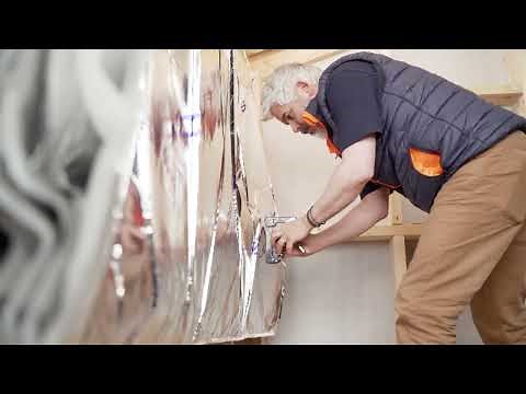 Installing SuperFOIL on an internal timber frame wall
