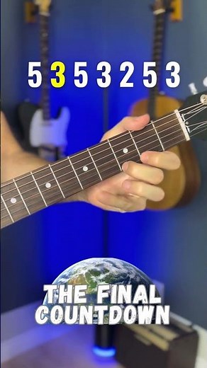 the final countdown (europe) guitar tutorial
