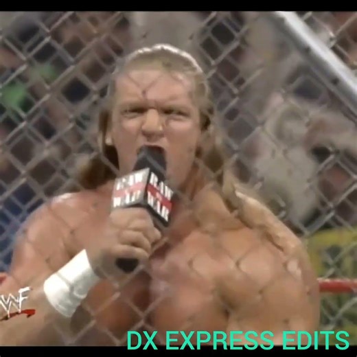 Triple h vs kane steel cage raw 1999 #wwe