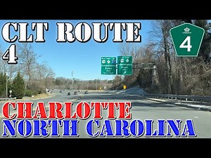 Charlotte Route 4 - Charlotte - North Carolina - 4K Highway Drive