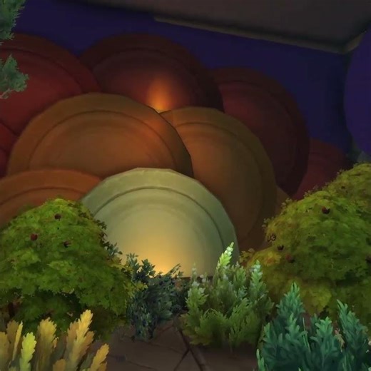 3D bob ross painting in my wow house