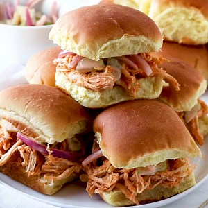 50K views · 90 reactions | These Crock Pot Buffalo Chicken Sliders with Ranch Celery Slaw are the best! So much flavor and easy to serve. The perfect game day recipe! Recipe: https://www.thecountrycook.net/crock-pot-buffalo-chicken-sliders/ | The Country Cook | Facebook