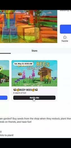 BEE UPDATE in Grow a Garden! #growagarden #roblox | ToSlow