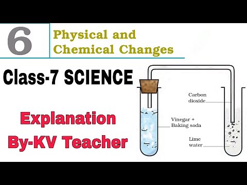 (P-1) Physical and Chemical Changes / Class-7 SCIENCE NCERT Chapter-6 Explanation By-KV Teacher