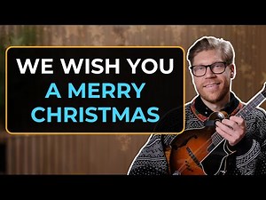 Beginner to Advanced // Mandolin Tutorial // We Wish You A Merry Christmas
