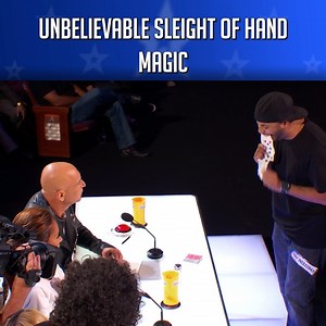 610K views · 10K reactions | LIGHTNING FAST sleight of hand magician...don't blink or you'll miss it #magic #magician #gottalent | Magicians Got Talent | Facebook