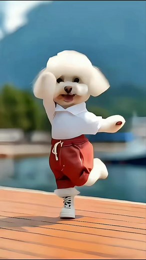 Cute dog dance #Cute #dogcute #dance #funny #funny #duet #foryou #tiktok