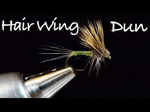 Hair Wing Dun Fly Tying Instructions by Charlie Craven