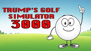 When U.S. intelligence agencies learned about President Trump's new $50K golf simulator, they reprogrammed it in the interest of national security. | The Late Show with Stephen Colbert