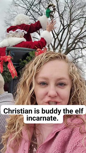 I hope you all enjoy the spirit of Christmas as much as Christian does. We got to ride in the Christmas parade with santa and Christian was so excited. #Christmas #christmastime #christmas2022 #christmasparade #Santa #santaclaus #itssanta #buddytheelf buddythe | Lacey and Christian Buchanan
