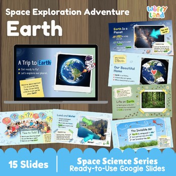 Earth Planet Space Science Presentation | Solar System Google Slides for Kids