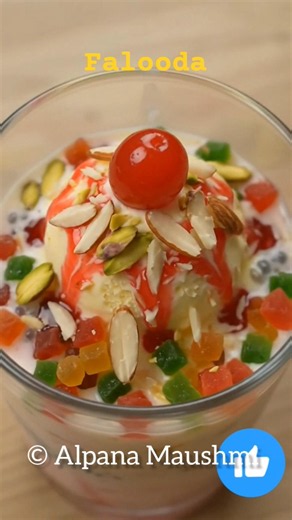 🍨 Falooda Recipe | Royal Summer Dessert Drink #Shorts