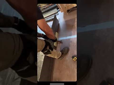 Installing a LEAD shower pan