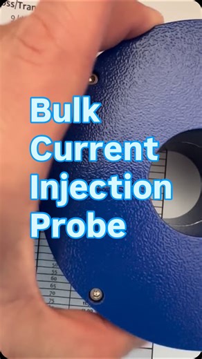 Yusuf Ulas KABUKCU | EMC | TESTUPS on Instagram: "Bulk Current Injection Probe Used during EMC Immunity testing Injecting disturbing RF to cable of EUT Correction factors matters! #EMCtesting #anechoicchamber #emc #bulkcurrentinjectionprobe #testups"
