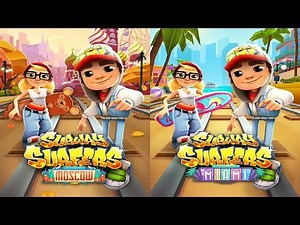 Subway Surfers: Moscow VS Miami Gameplay