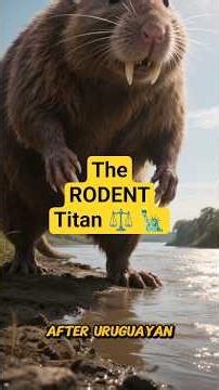 Josephoartigasia of the Pampas 🐀🌾