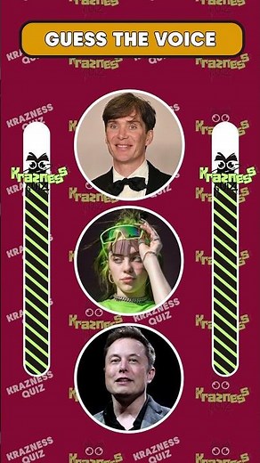 Who do you think is behind this voice?⏳ Cillian Murphy, Billie Eilish, Elon Musk