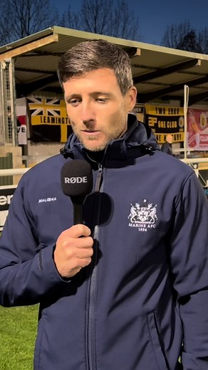 🗣️“What we’ve created now at Marine is something that can go a long way” Watch Bobby’s full match reaction on YouTube via the link in stories 🔗 | Marine Football Club