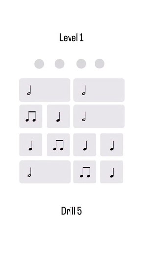 Mr. Jordan on Instagram: "Rhythm Challenge – Level 1, Drill 5 🎵 Quarter notes ➕ eighth notes ➕half notes Simple on paper. Powerful in practice. This Rhythm Bootcamp drill helps you build: • steady pulse • clean subdivisions • confident rhythm reading Perfect for: 🎹 piano 🎸 guitar 🥁 percussion 🎼 beginner band & theory students Save this and come back to it as a daily rhythm warm-up. 🔓 Full Rhythm Bootcamp levels, printable drills, and early access available on Patreon (link in bio). #Rhythm