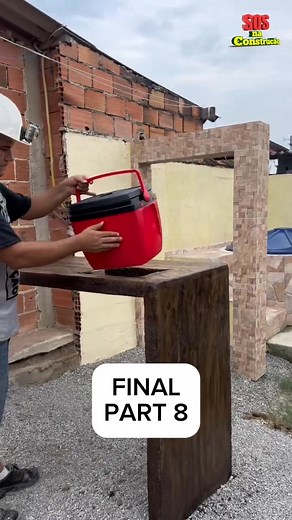 Finalized! Take A Look At The Result! - DIY Outdoor Countertop | SOSintheconstruction