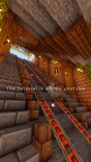 【Minecraft】How about a branch mining site like this?#minecraft #minecraftbuild #マイクラ＃マイクラ建築＃shorts