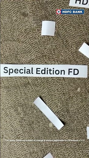 HDFC Bank | Special Edition FD