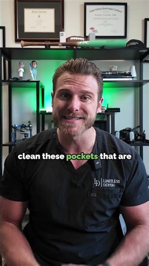 Deep cleaning, also called scaling and root planing, is for when your gums need a real reset #shorts