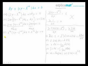 Factor Integrante - Equações Diferenciais Exactas