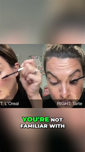 Tarte Mascara: Tubing vs. Bold Drama Lashes! #shorts