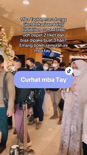 Kata gw mah buruan dibeli mumpung masih promo daripada nanti nyesel kepikiran 24/7. Link belinya ada di bio ig kita ya pokoknya, buruan di tag ayangnya ajakin kesini buat survey biaya nikah, jgn cuma ngajak ngopi doang sampe kembung🙂 #bekasi #bekasievent #weddingtiktok #weddingexhibition #weddingexpo #bekasiweddingexhibition #bwe #nikahmuda #weddingtiktok #weddingplanner #weddingpreparation #jktevents #weddingevent #weddinginspo