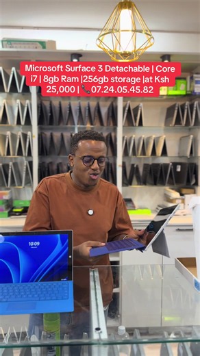Microsoft Surface 3 Detachable Core i7 8GB RAM 256GB — Ksh 25,000
