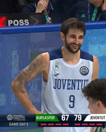 Ricky Rubio was hooping against Bursaspor 🔥 #BasketballCL | Basketball Champions League