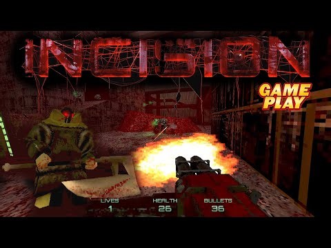 INCISION ★ Gameplay ★ PC Steam [ Free Demo ] DOOM style shooter game 2022