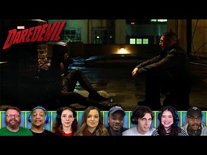 Reactors Reactions to DAREDEVIL AND PUNISHER ARGUE ON ROOF | Daredevil 2x3 'New York's Finest'